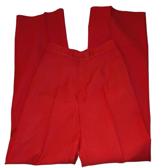 Levi's 70s vintage Red flare pants - Picture 3 of 7